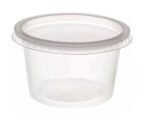 POTE REDONDO CON TAPA 250 ML.