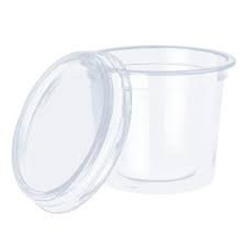 POTE REDONDO CON TAPA SIN BISAGRA 200 ML.