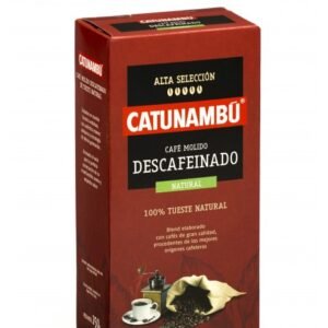 CAFÉ CATUNAMBU MOLIDO DESCAFEINADO 250 GR.